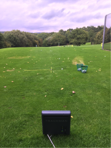 Range ball Study setup outdoor
